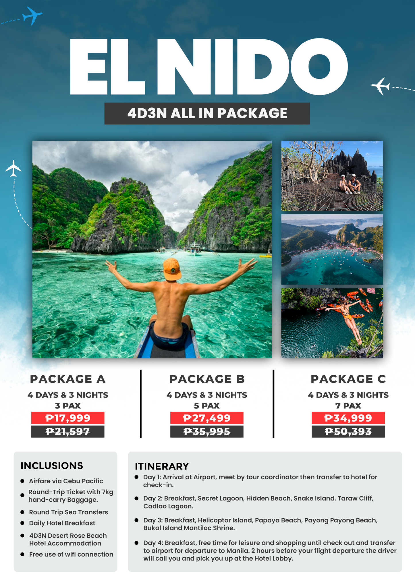 EL NIDO PACKAGE